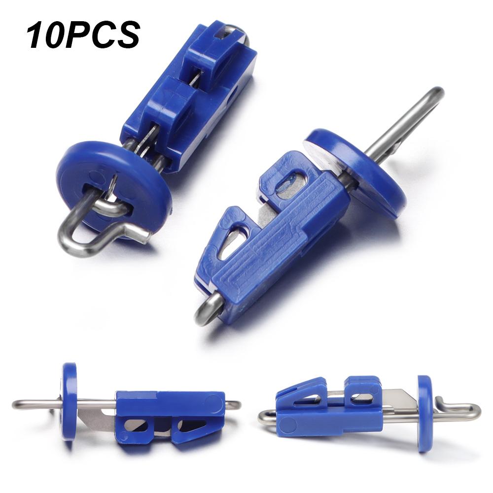 Fishing Equipment And Tools - 10 unidades de clips de liberación