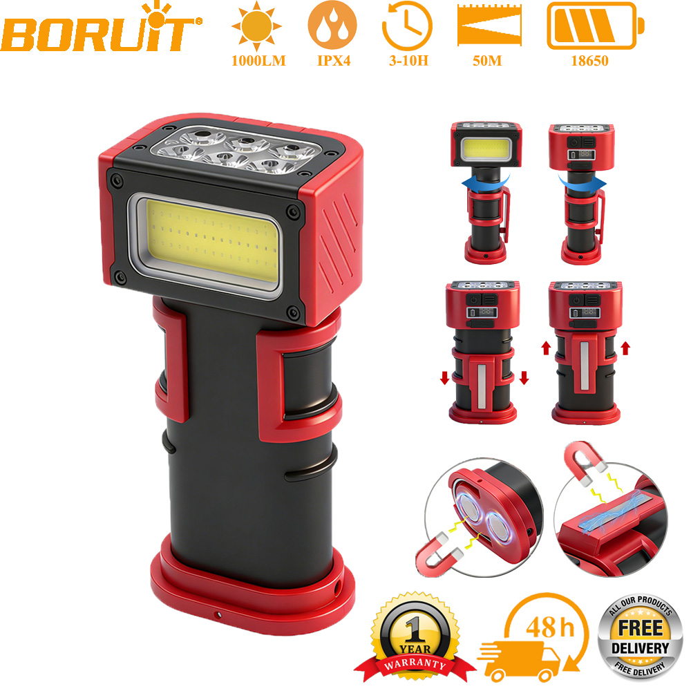 Lámpara de Trabajo LED COB BOR - Fishing Equipment And Accessories reseña y precio