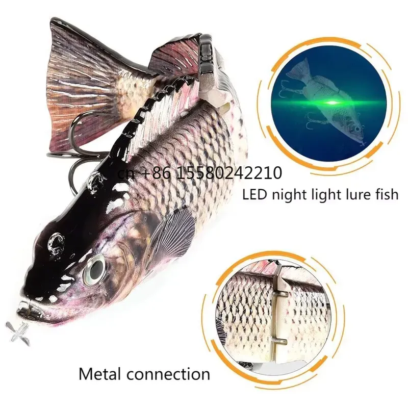 Nuevo señuelo de pesca eléctri - Fishing Lure reseña y precio