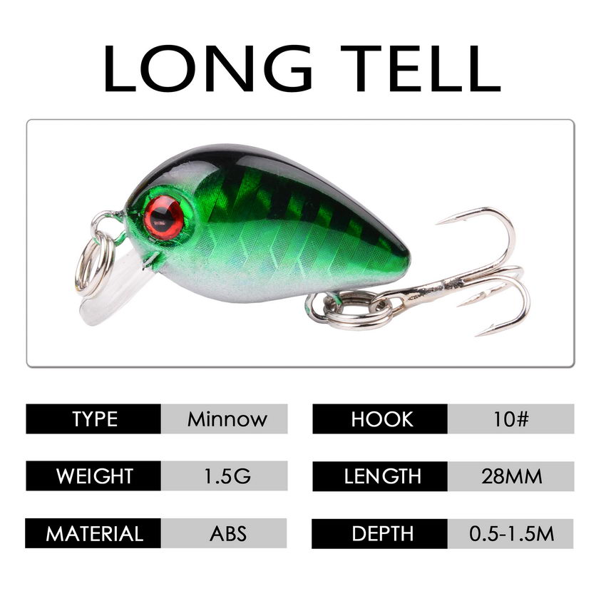 Crazy wobbler-Mini señuelo de  - Fishing Equipment Japan reseña y precio